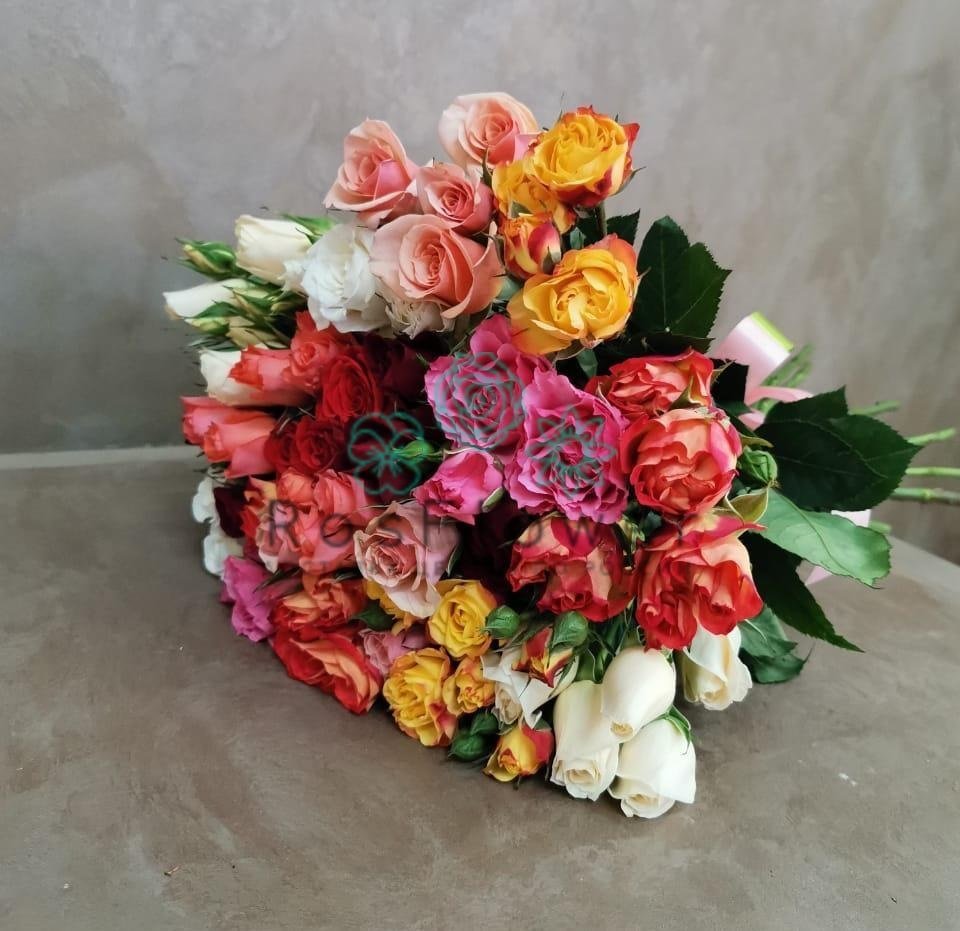 Букет цветов из: Розы в Вышестеблиевской