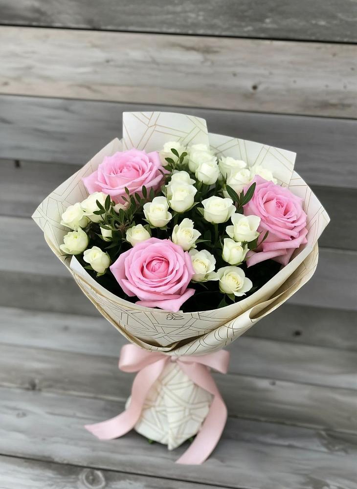 Букет цветов из: Розы в Вышестеблиевской