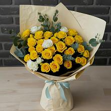 Букет цветов из:  Розы #REPLACE_PRED# Вышестеблиевской
