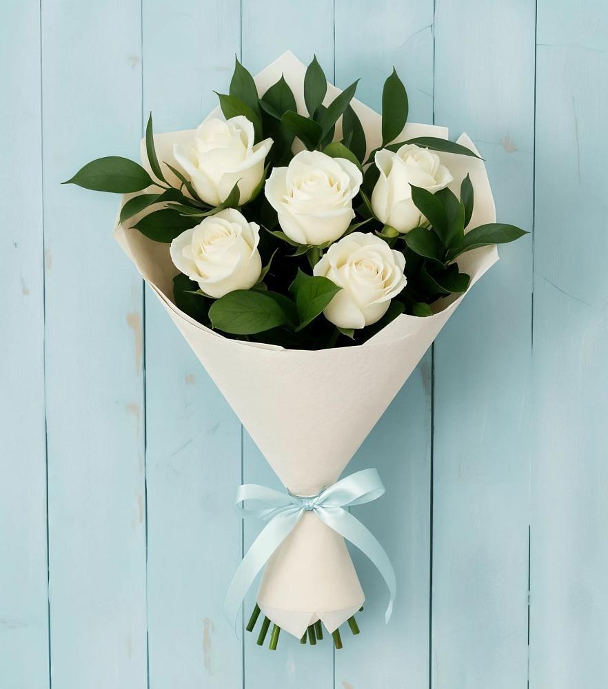 Букет цветов из: Розы в Вышестеблиевской