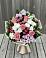 Букет цветов из: Альстромерии, Гвоздики, Розы и Хризантемы в Вышестеблиевской