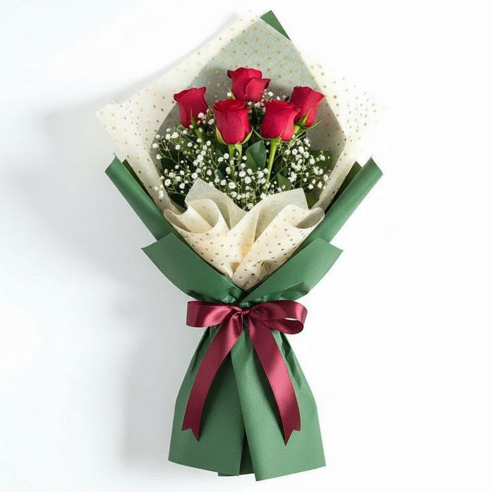 Букет цветов из: Розы в Вышестеблиевской