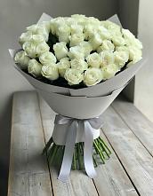 Букет 35 Белых роз в Вышестеблиевской