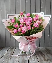 Букет Розовый кустик в Вышестеблиевской