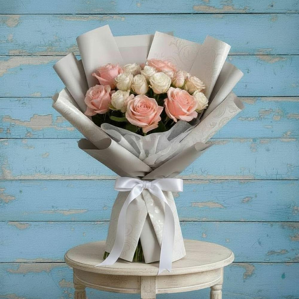 Букет цветов из: Розы в Вышестеблиевской