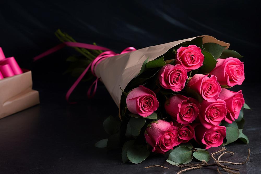 Букет 11 роз Пинк в Вышестеблиевской