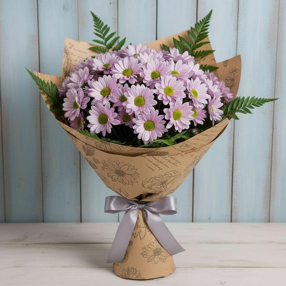 Букет цветов из: Хризантемы в Вышестеблиевской