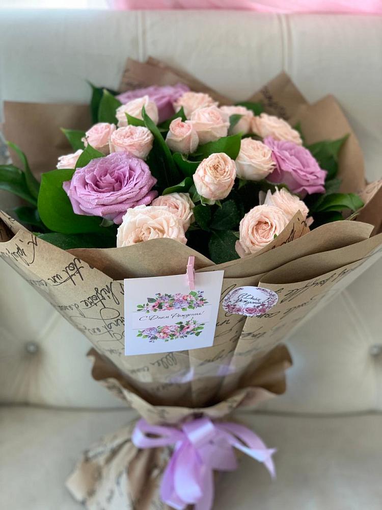 Букет цветов из: Розы в Вышестеблиевской