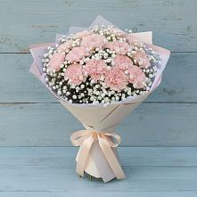 Букет цветов из:  Гвоздики в Вышестеблиевской