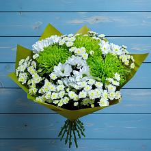 Букет цветов из:  Хризантемы #REPLACE_PRED# Вышестеблиевской