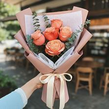 Букет цветов из:  Розы в Вышестеблиевской