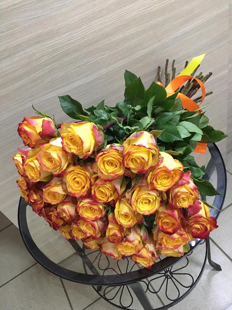 Букет Желтые розы в Вышестеблиевской