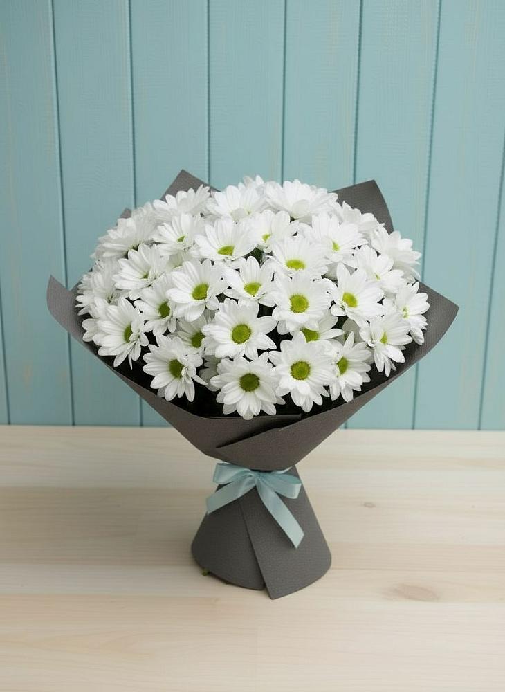 Букет цветов из: Хризантемы в Вышестеблиевской