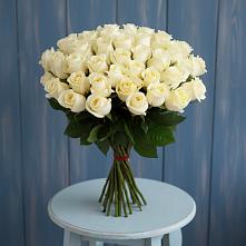 Букет 51 Белая роза Эдлесс Лав #REPLACE_PRED# Вышестеблиевской
