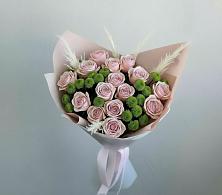 Букет цветов из:  Розы и Хризантемы #REPLACE_PRED# Вышестеблиевской
