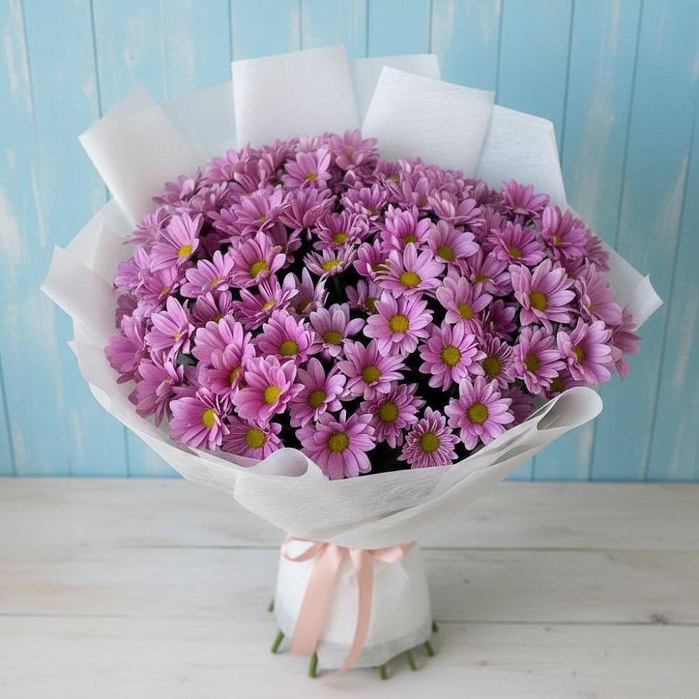 Букет цветов из: Хризантемы в Вышестеблиевской