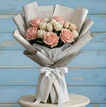 Букет цветов из:  Розы в Вышестеблиевской