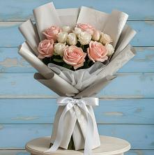 Букет цветов из:  Розы в Вышестеблиевской