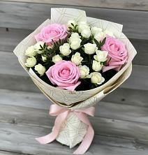 Букет цветов из:  Розы в Вышестеблиевской