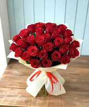 Букет 29 Красных роз в Вышестеблиевской