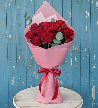 Букет цветов из:  Розы в Вышестеблиевской