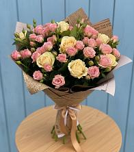 Букет цветов из:  Розы в Вышестеблиевской