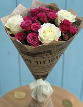 Букет цветов из:  Розы в Вышестеблиевской