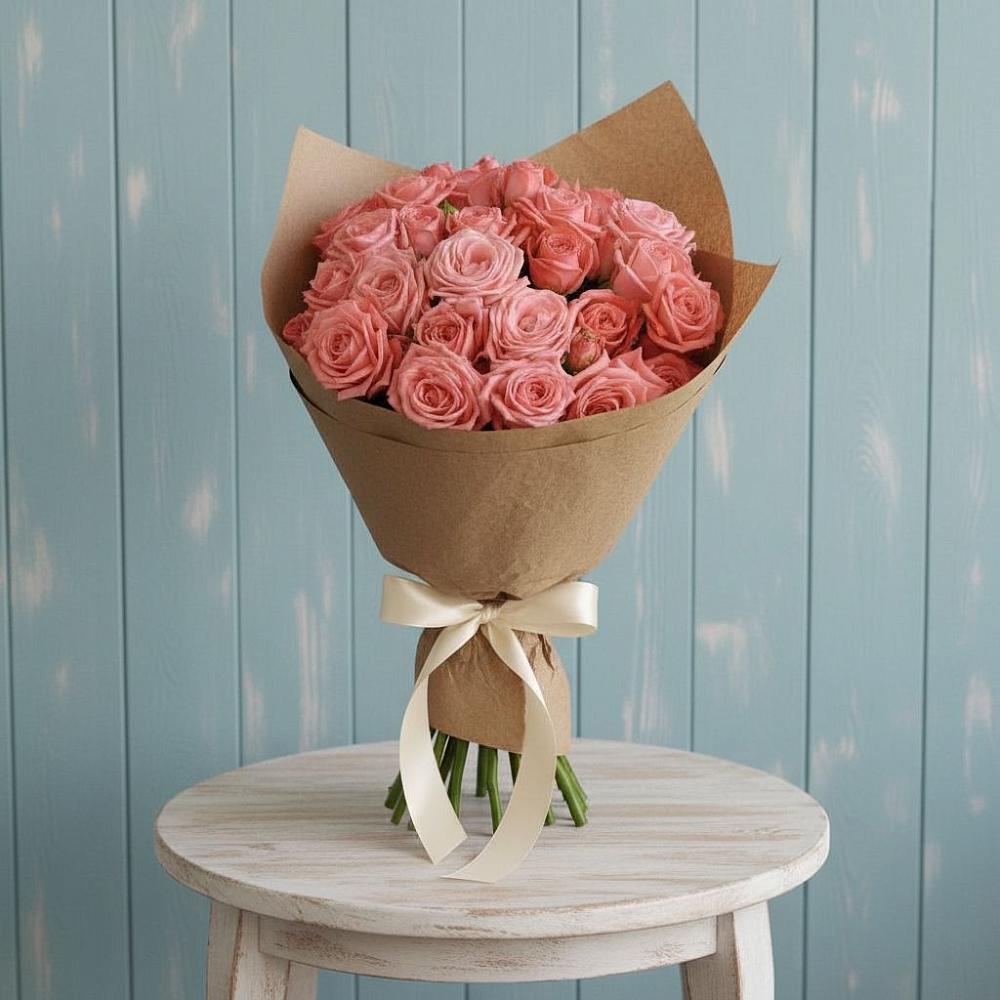 Букет цветов из: Розы в Вышестеблиевской