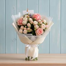 Букет цветов из:  Розы в Вышестеблиевской