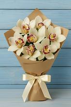 Букет цветов из:  Орхидеи и Розы в Вышестеблиевской